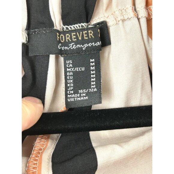 Forever 21 Contemporary Womens Striped Multicolor Pants Size Medium - Picture 2 of 12